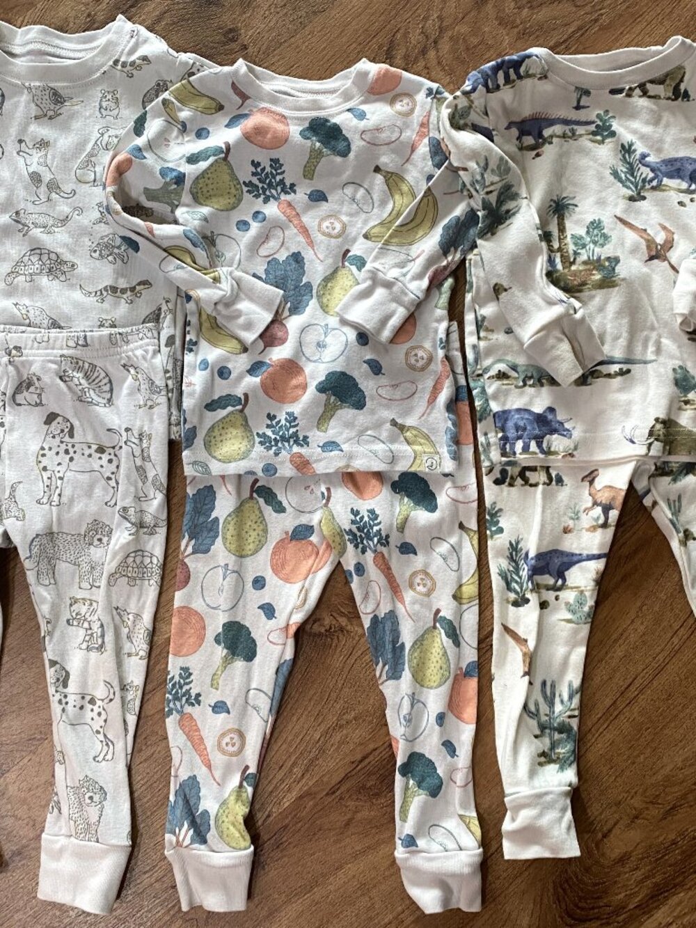 Lot of 3 CARTER'S Little Planet Organic Long Sleeve Pajamas-SZ 18 Months